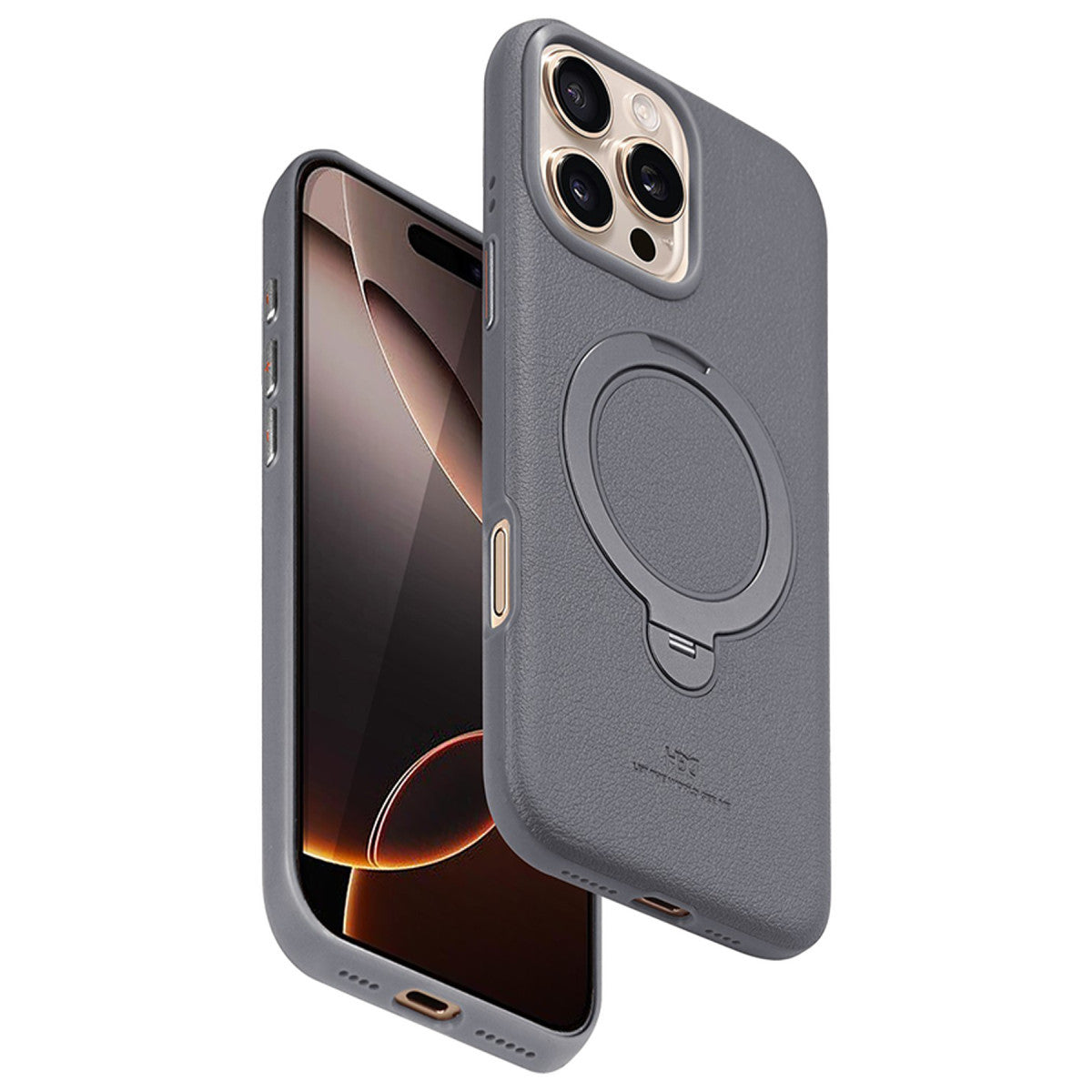 HDD Apple iPhone 16 Pro Vapor Deri Magsafe Standlı Kılıf